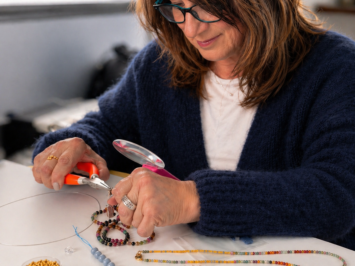 Proceso artesanal de joyería