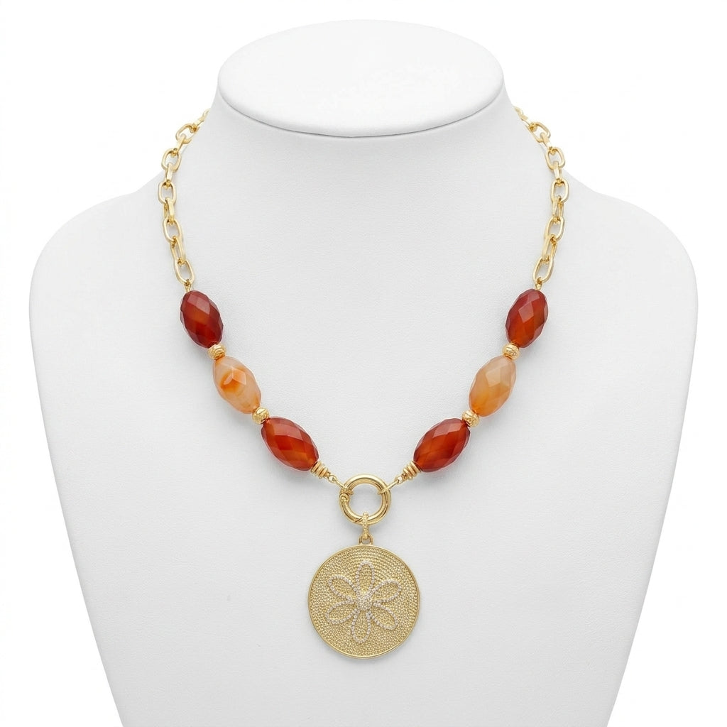 Collar de Cornalinas