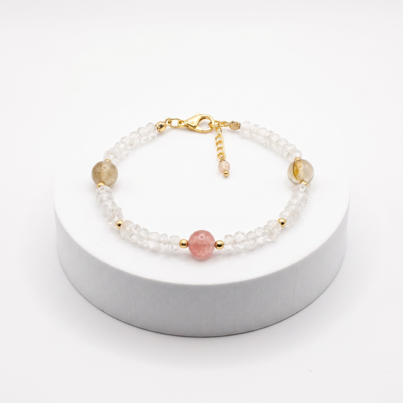 Pulsera cuarzo cristal