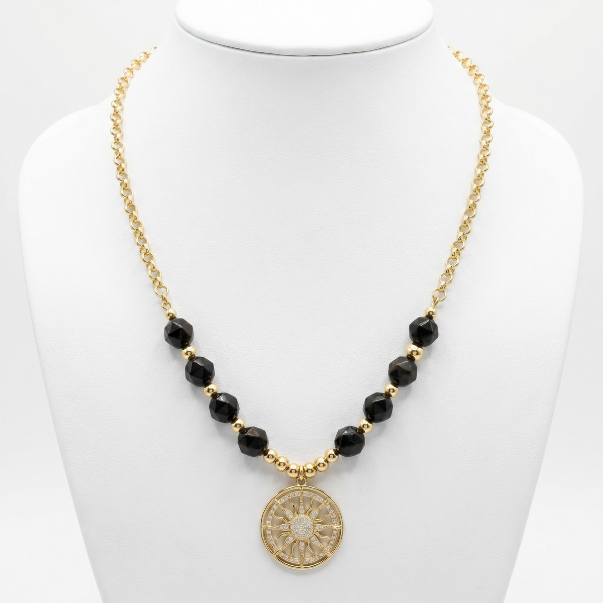 Collar obsidianas