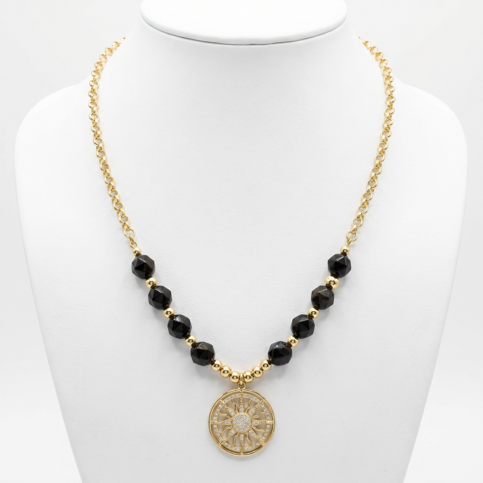 Collar obsidianas