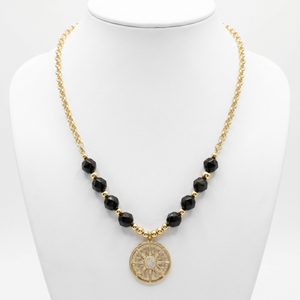 Collar obsidianas