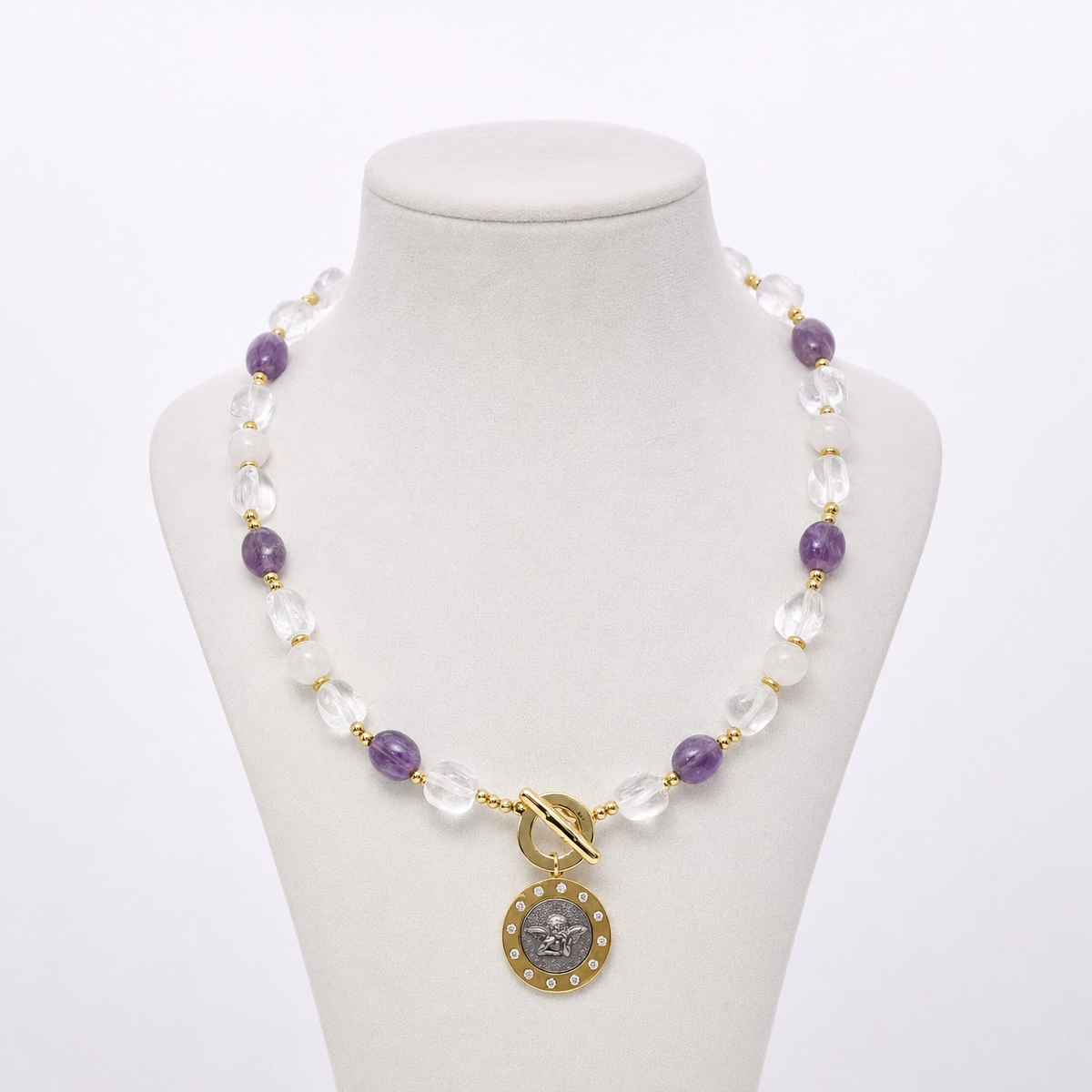 Collar cuarzos cristal