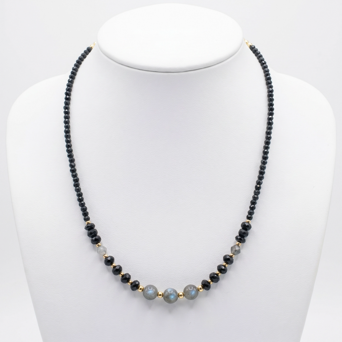 Collar turmalinas negras