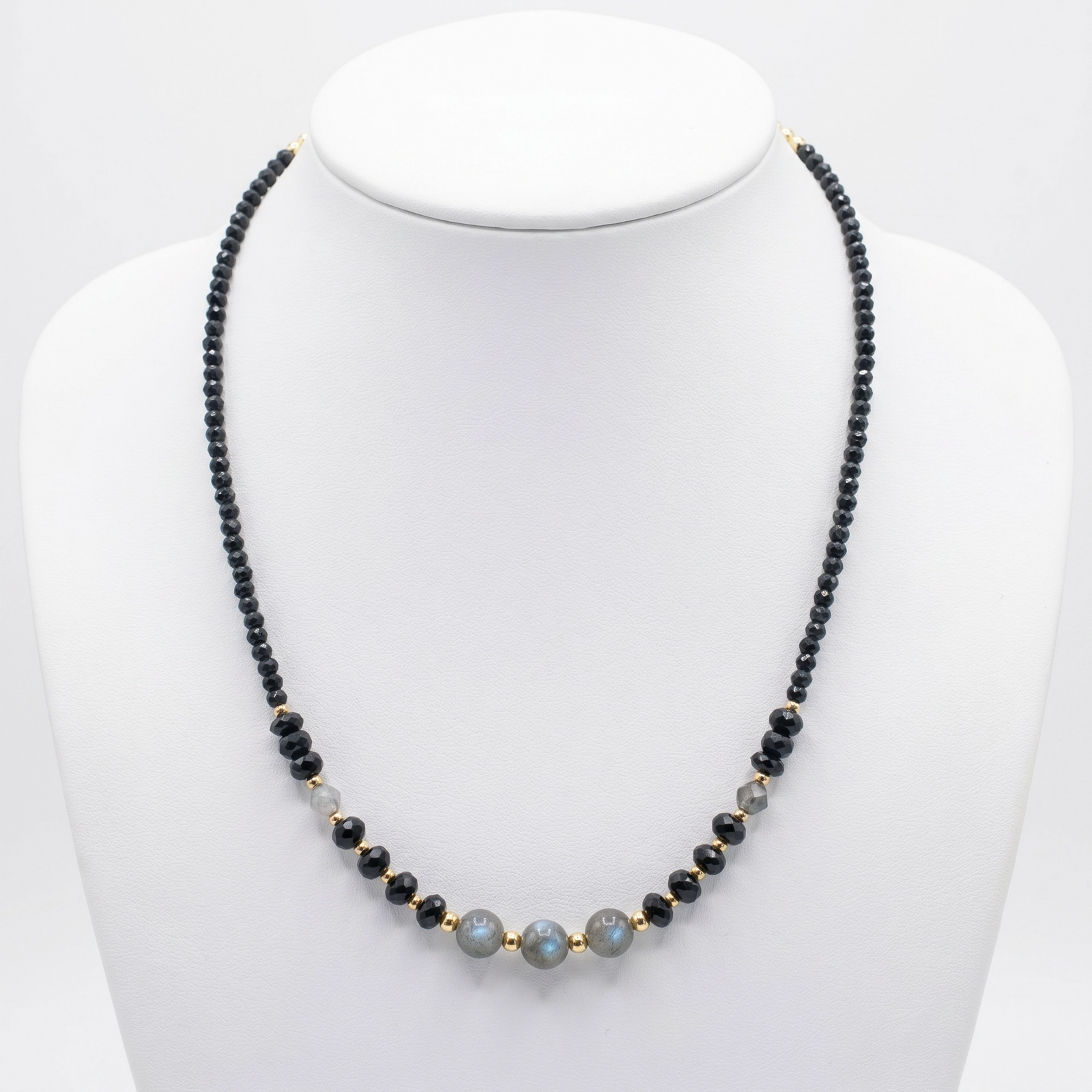 Collar turmalinas negras