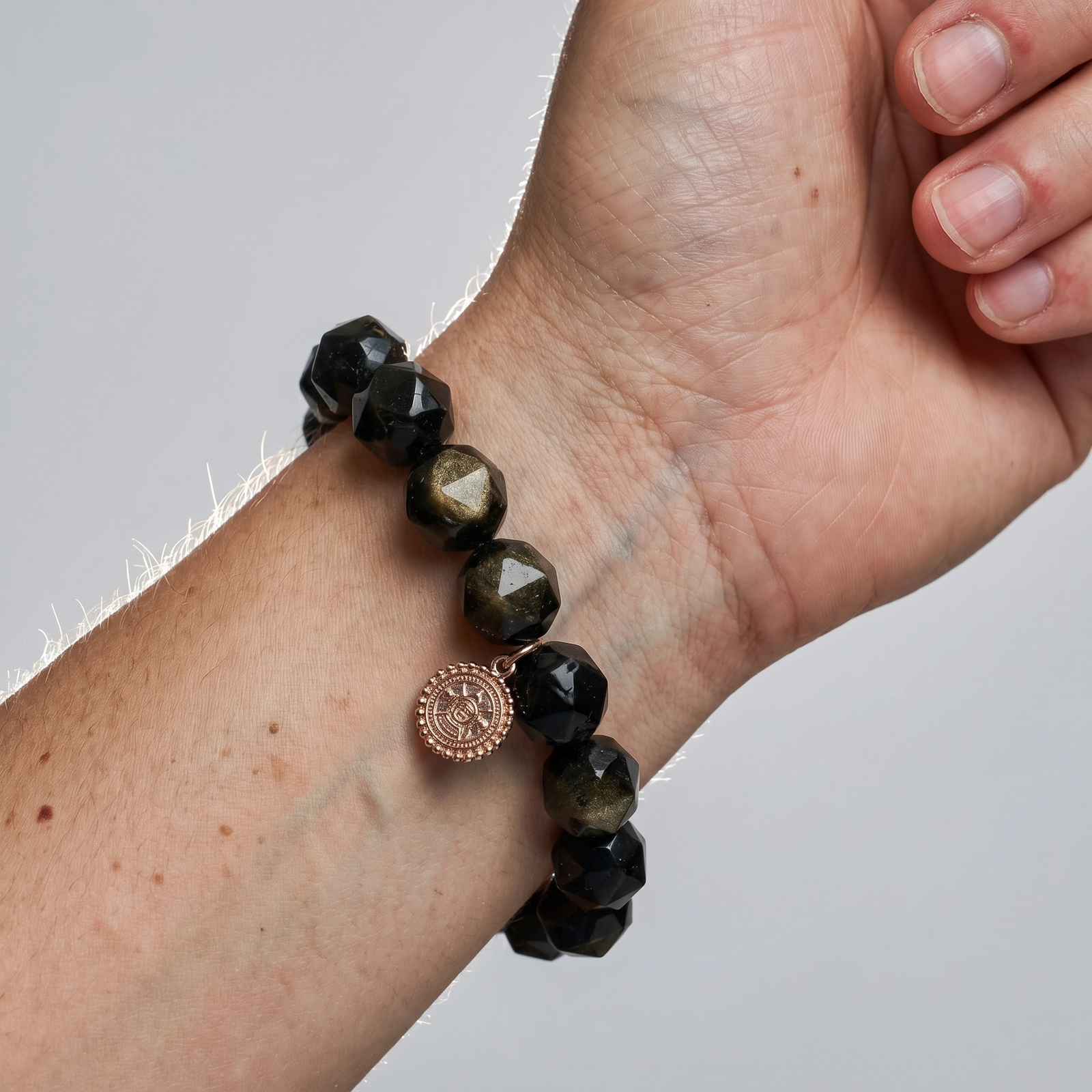 Pulsera obsidianas