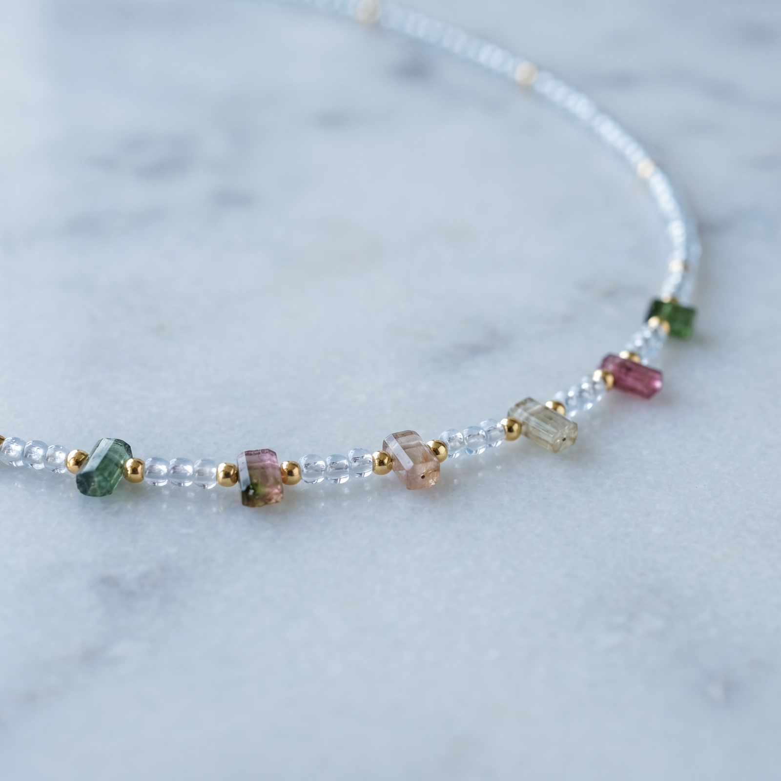 Collar turmalinas
