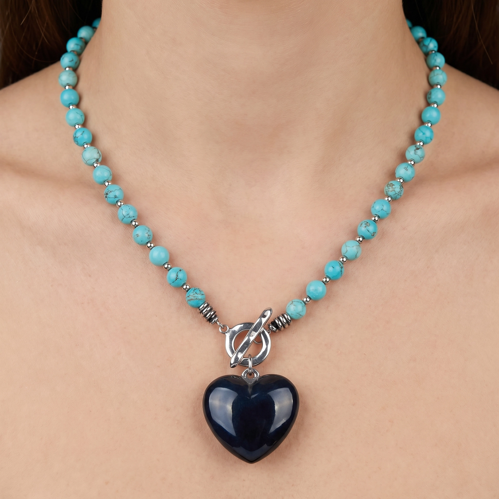 Collar de turquesas